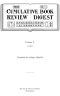 [Gutenberg 53565] • The Cumulative Book Review Digest, Volume 1, 1905 / Complete in a single alphabet